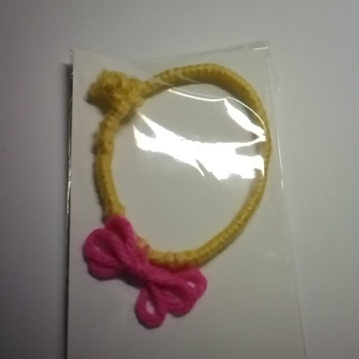 Lorena Espinoza Design Yellow And Pink Bracelet